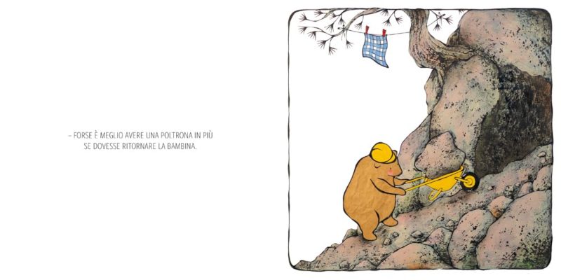 UN POMERIGGIO DI UFFA CHE NOIA: ORSO SCAVA E RENDE LA SUA CASA ADATTA A RICEVERE LA BAMBINA