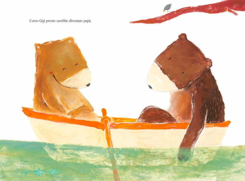 PAPà ISOLA: GIGI E BETTY SU UNA BARCHETTA A REMI IN MEZZO AL MARE CHE SI PARLANO