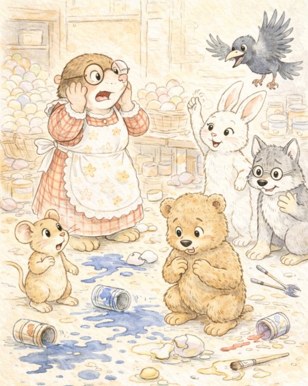 CUCINA DI TALPA TEA NELLA CONFUSIONE: UOVA ROTTE, BARATTOLI ROVESCIATI AMICI TRISTI E TALPA TEA DISPERATA